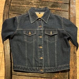 Stylish Dark Blue Denim Jacket